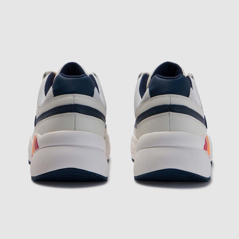 Barry fuga solapa Sparta Leather White/Dark Blue/White