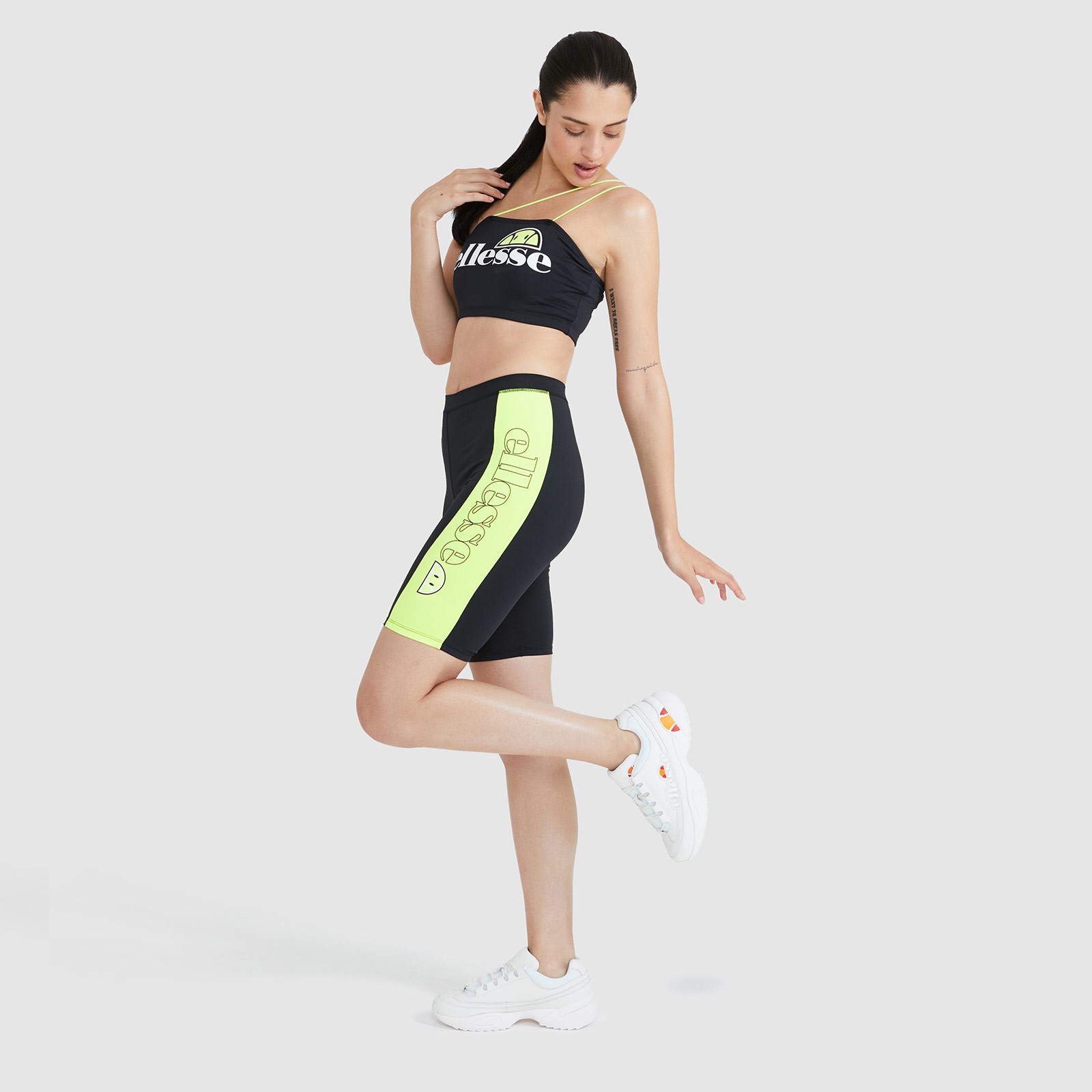 Smiley x ellesse. Leggings ciclista Pisa