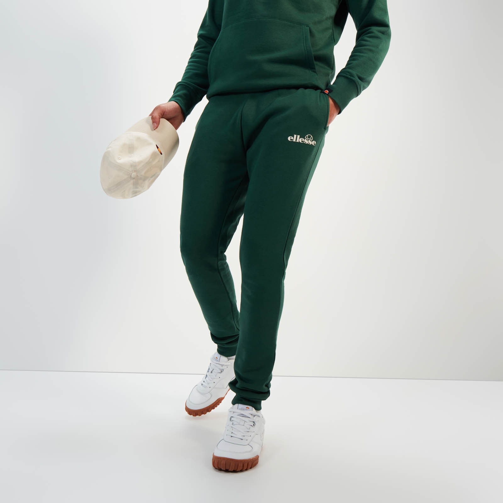 Calções jogger Cravo