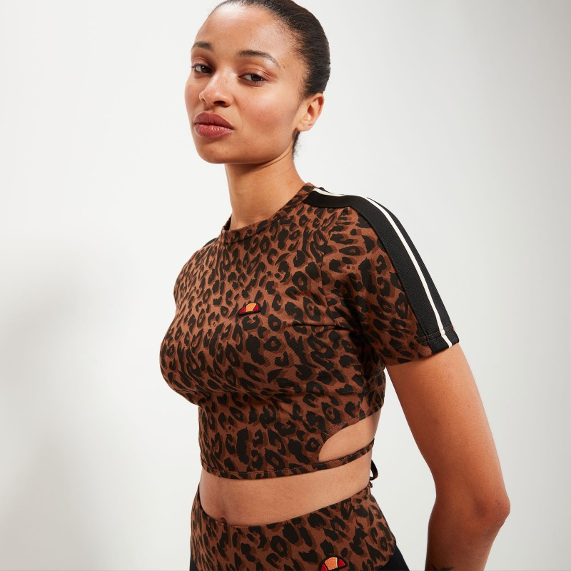 T/shirt crop Battaglia