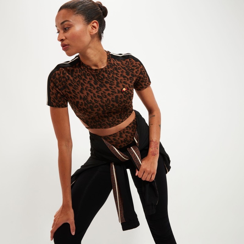 T/shirt crop Battaglia