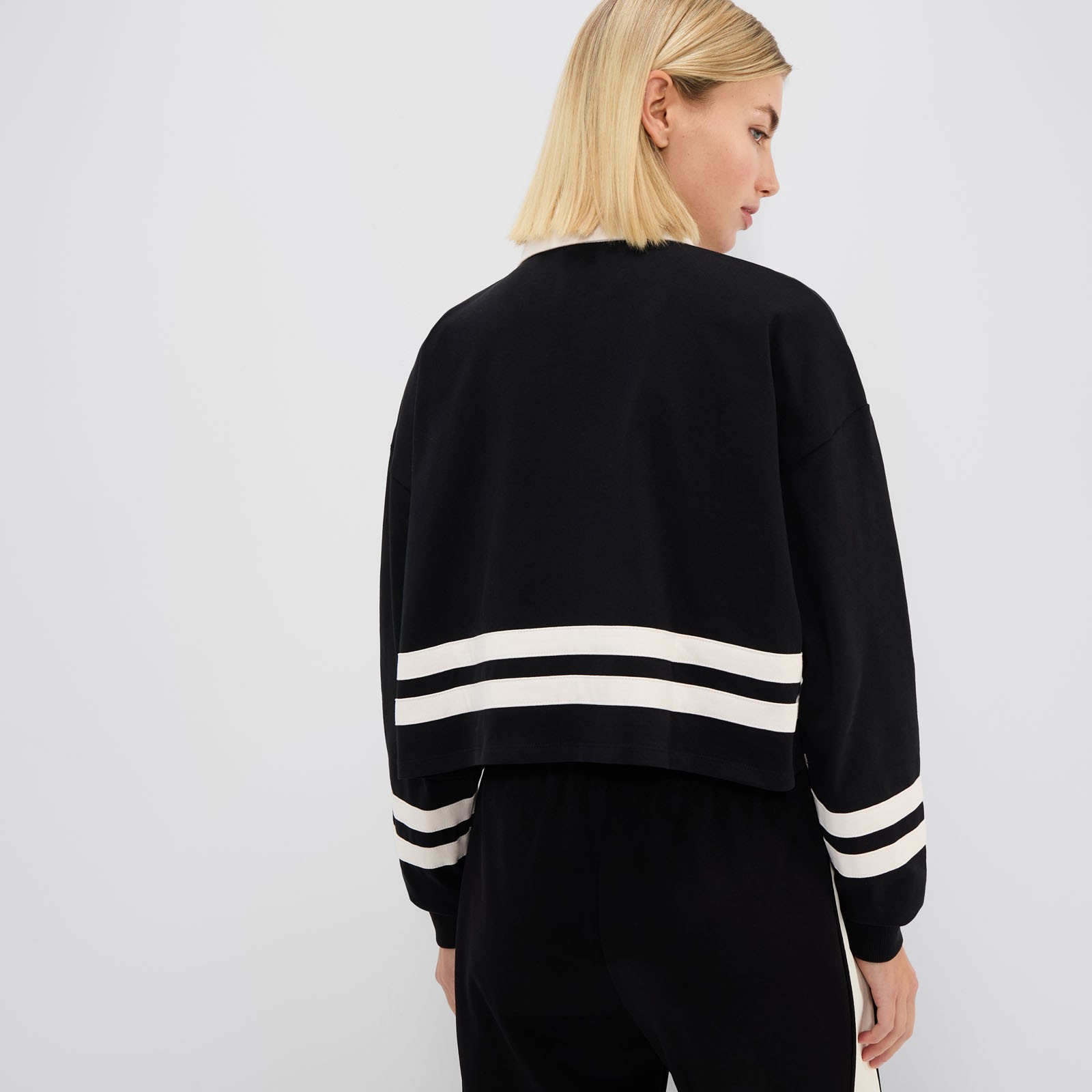 Polo crop Sombra
