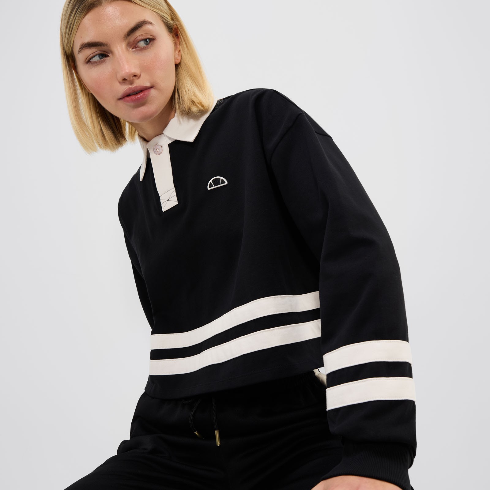 Polo crop Sombra