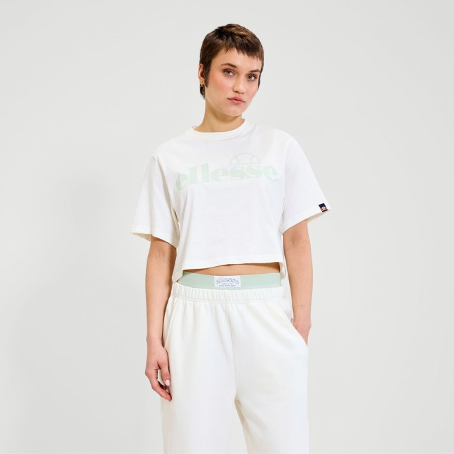 Camiseta crop Silo - Blanco...