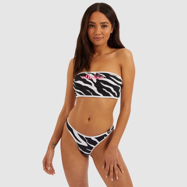 Top bikini bandeau Blu