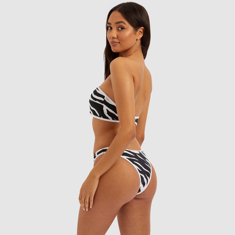 Blu Bandeau Bikini Top