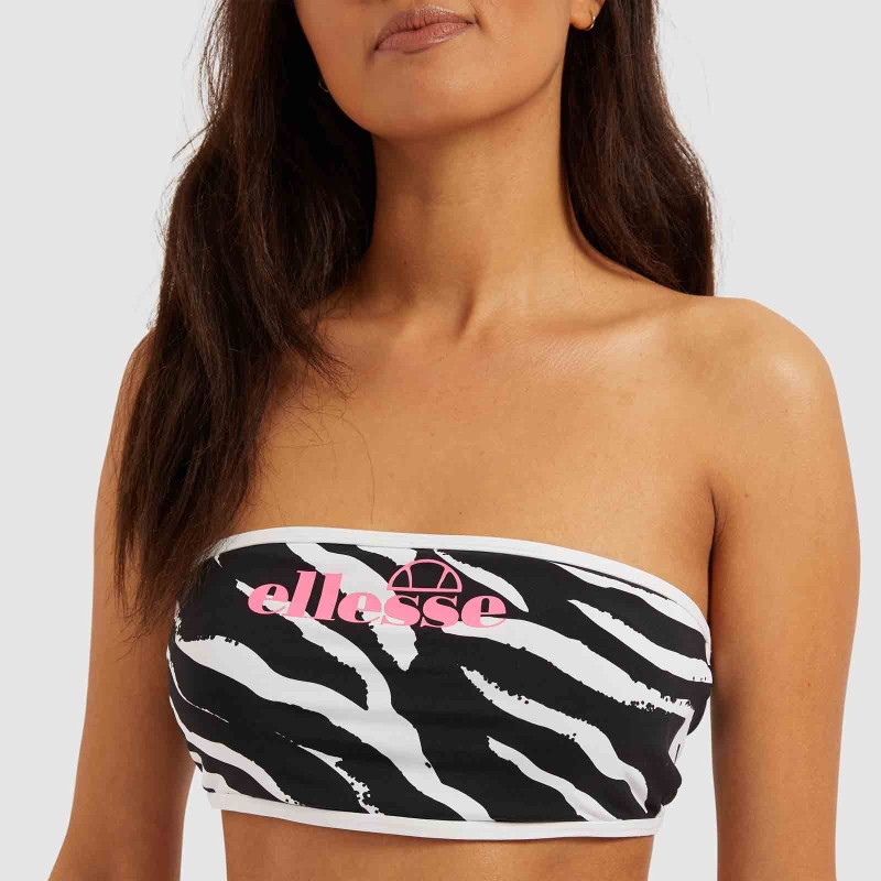 Blu Bandeau Bikini Top