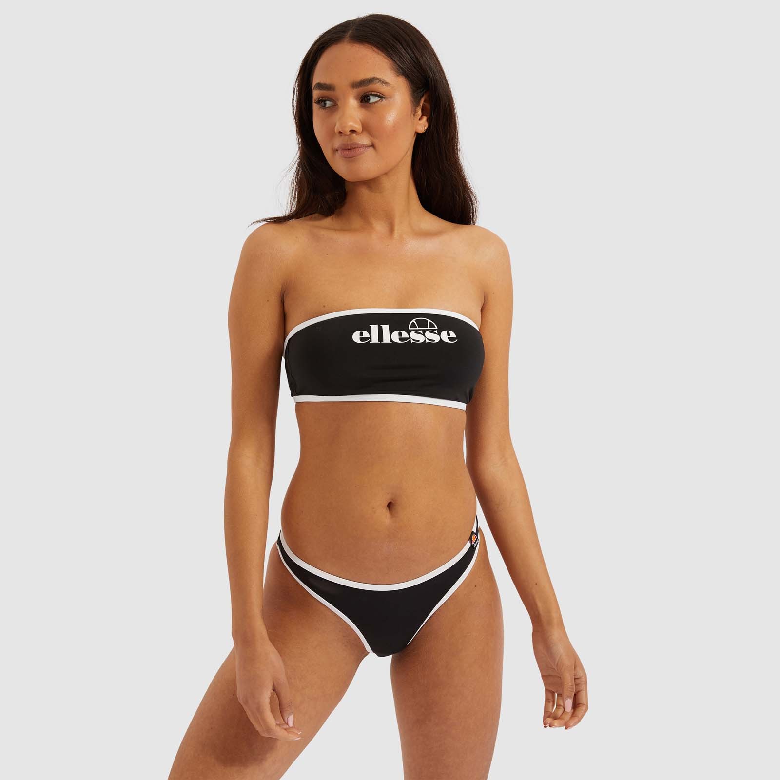 Top bikini bandeau Blu