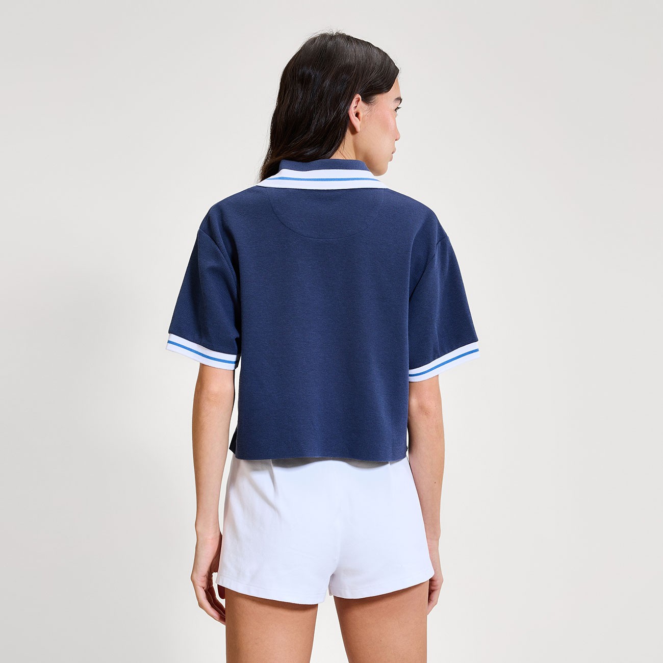 Polo cropped de mujer Fernie