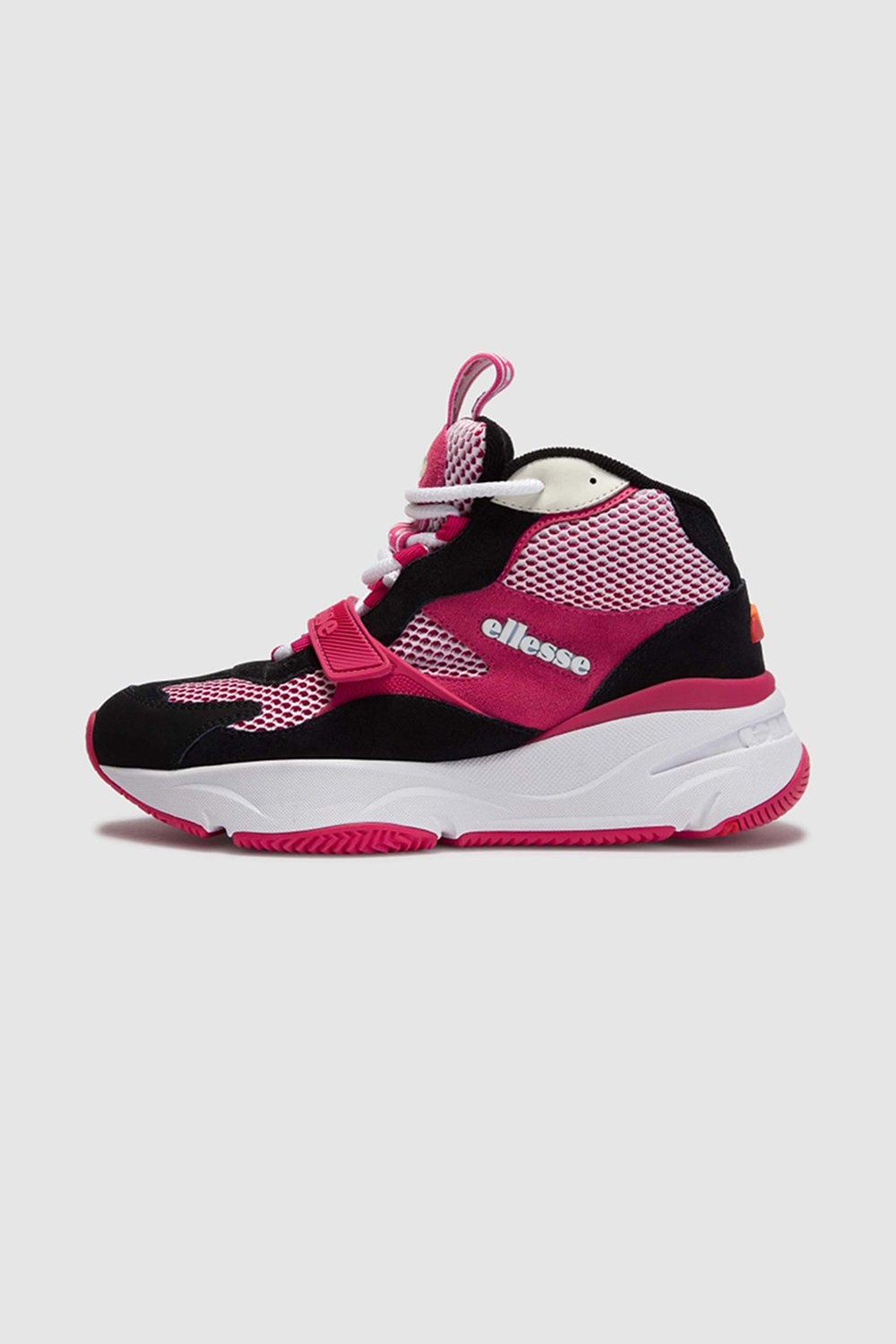 Zapatillas Aurano ante negro/rosa/blanco