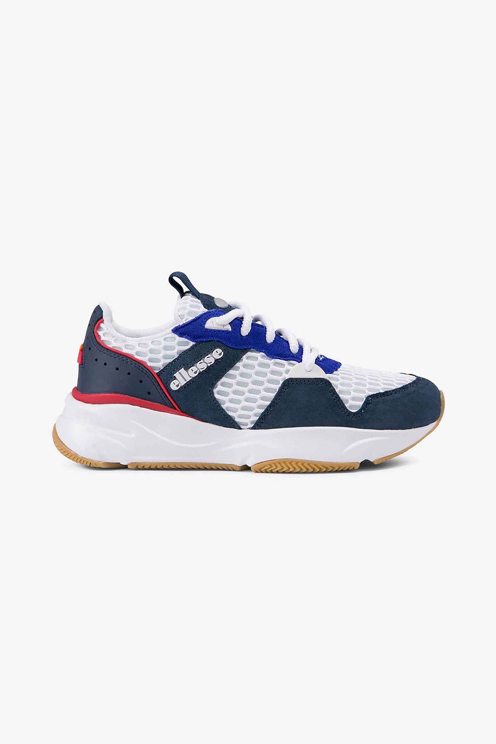 Aspio Suede White/Navy/Bold Blue