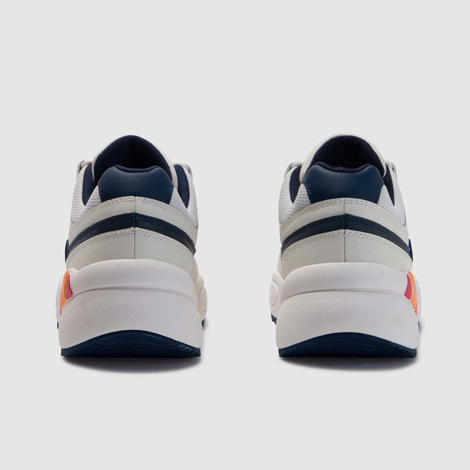 Sparta Leather White/Dark Blue