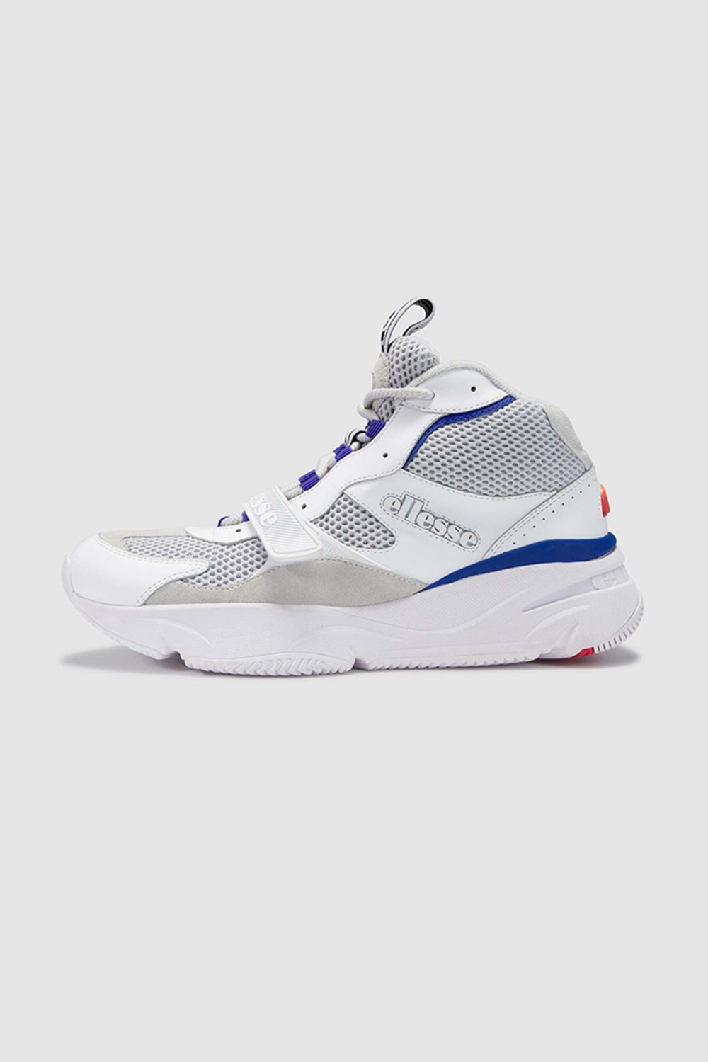 Zapatillas Aurano piel blanco/gris/azul