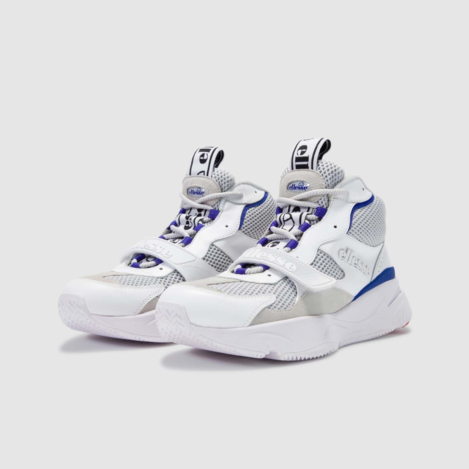 Zapatillas Aurano piel blanco/gris/azul